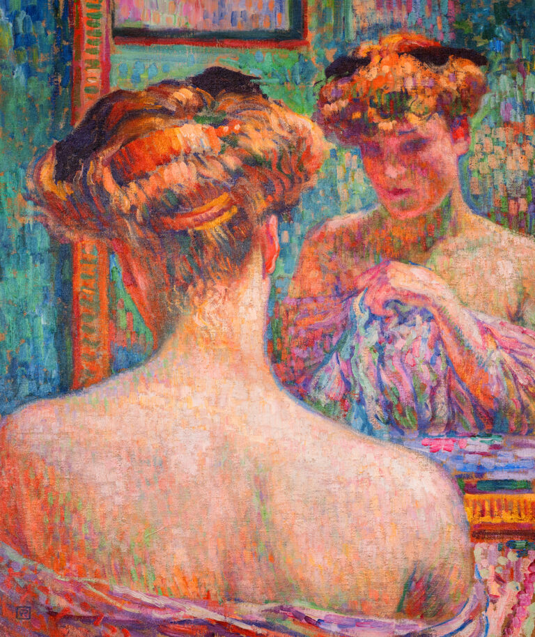 Théo Van Rysselberghe, Nu blond ou Nu de dos (devant la glace), ca. 1902-1905. Collection privée.