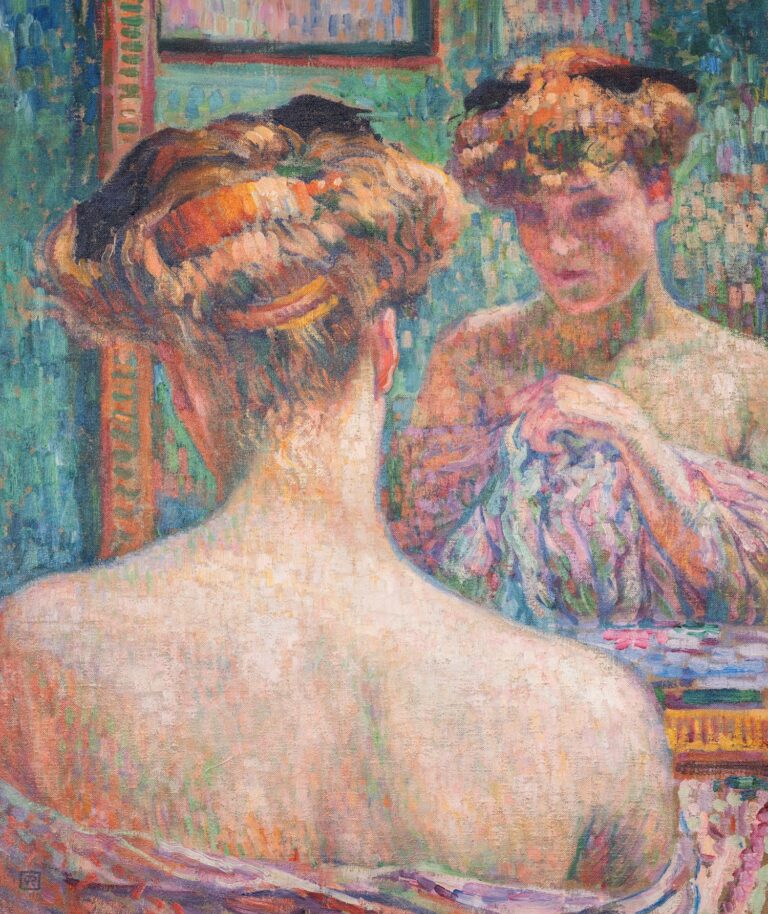Théo Van Rysselberghe, Nu blond ou Nu de dos (devant la glace), ca. 1902-1905. Collection privée.